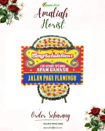Bunga Papan Congratulation di Bonomerto